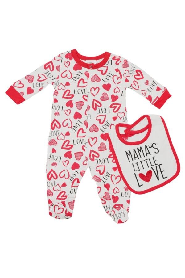 Mama's Little Love Print Long Sleeve Bodysuit