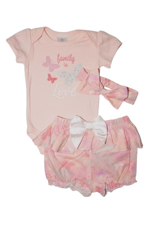 Leila Butterfly Print Baby Suit Set