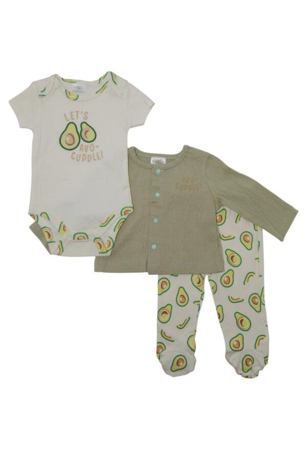 Avocado Print Short Sleeve Bodysuit