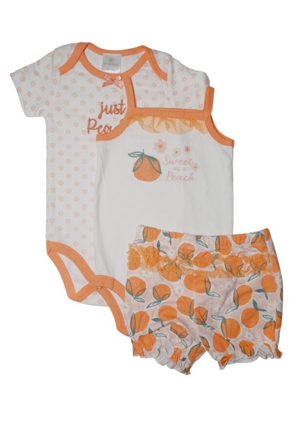 Orange Sleeveless Onesies