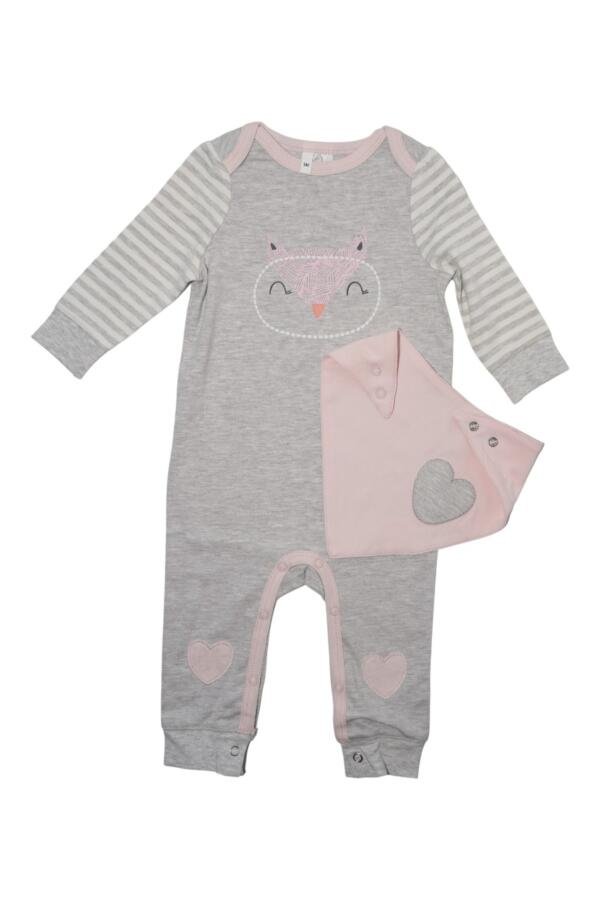 2-Piece Baby Owl Cozy Romper Set