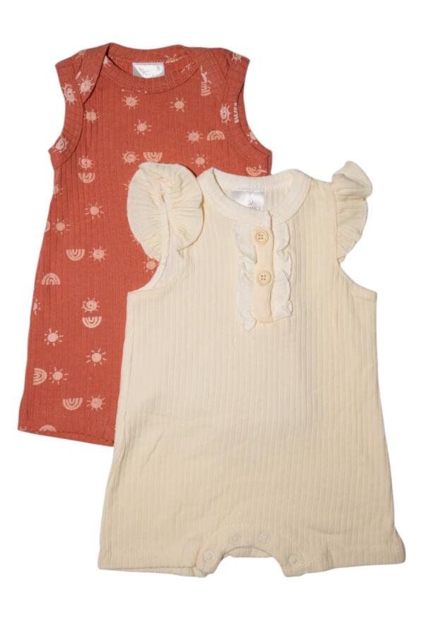Athena 2- Piece Sleeveless Baby BodySuit