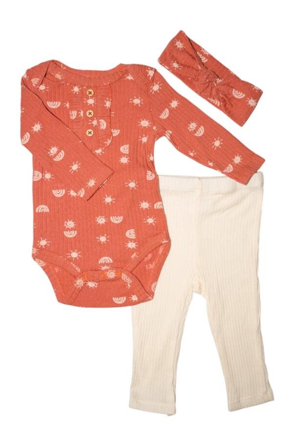 Anaya Rainbow Print Long Sleeve Set