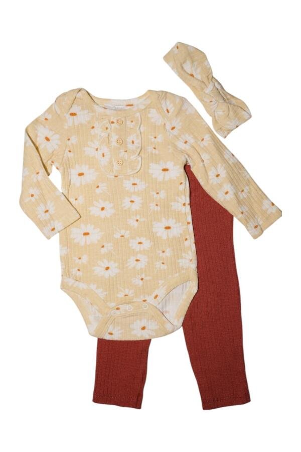Anaya Flower Daisy Print Long Sleeve Set