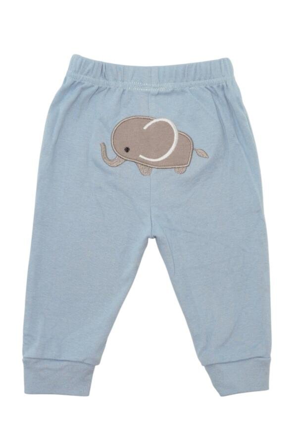 Elephant Print Long Sleeve Bodysuit with Pajama