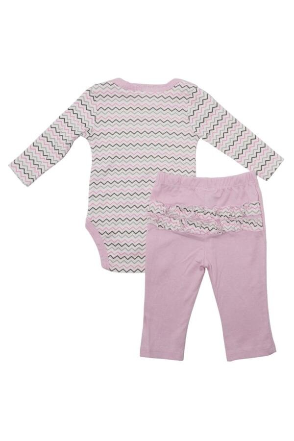 Little Elephant Print Long Sleeve Bodysuit with Pajama