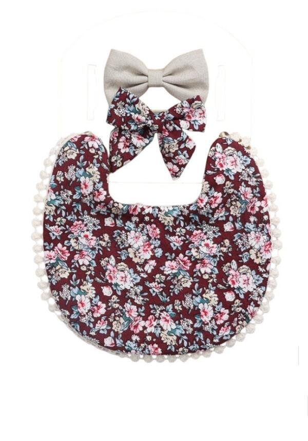 Angelica Baby Bib and Headband