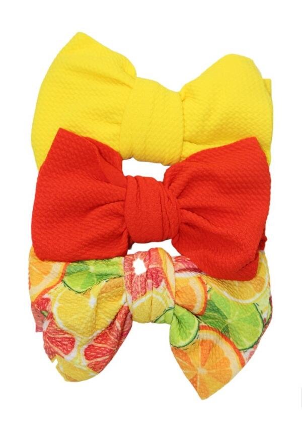 Mira Assorted Big Ribbon Bow Headband for Babies