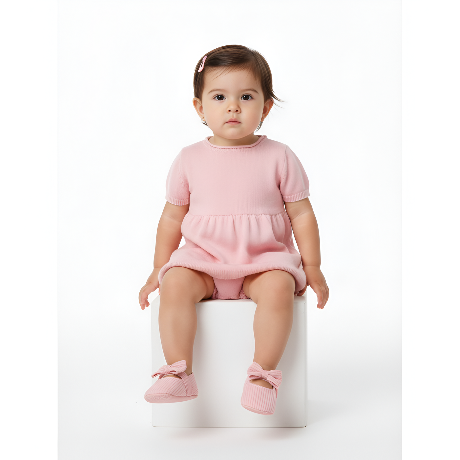 Bella Bow Baby Shoes β Grey, Black, White, Pink, Red β 0 to 18 Months - Image 10