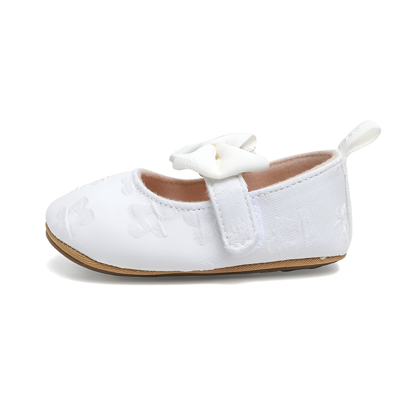 Floral Bloom Baby Ballerinas β Pink, White β 0 to 18 Months - Image 6