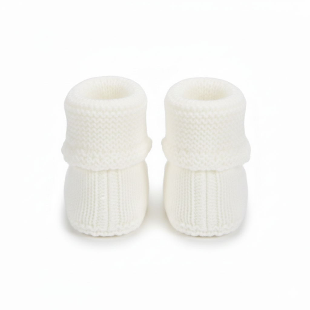 Baby Cute Socks for Newborns & Infants β White, Cream β 0 to 1 Year - Image 4