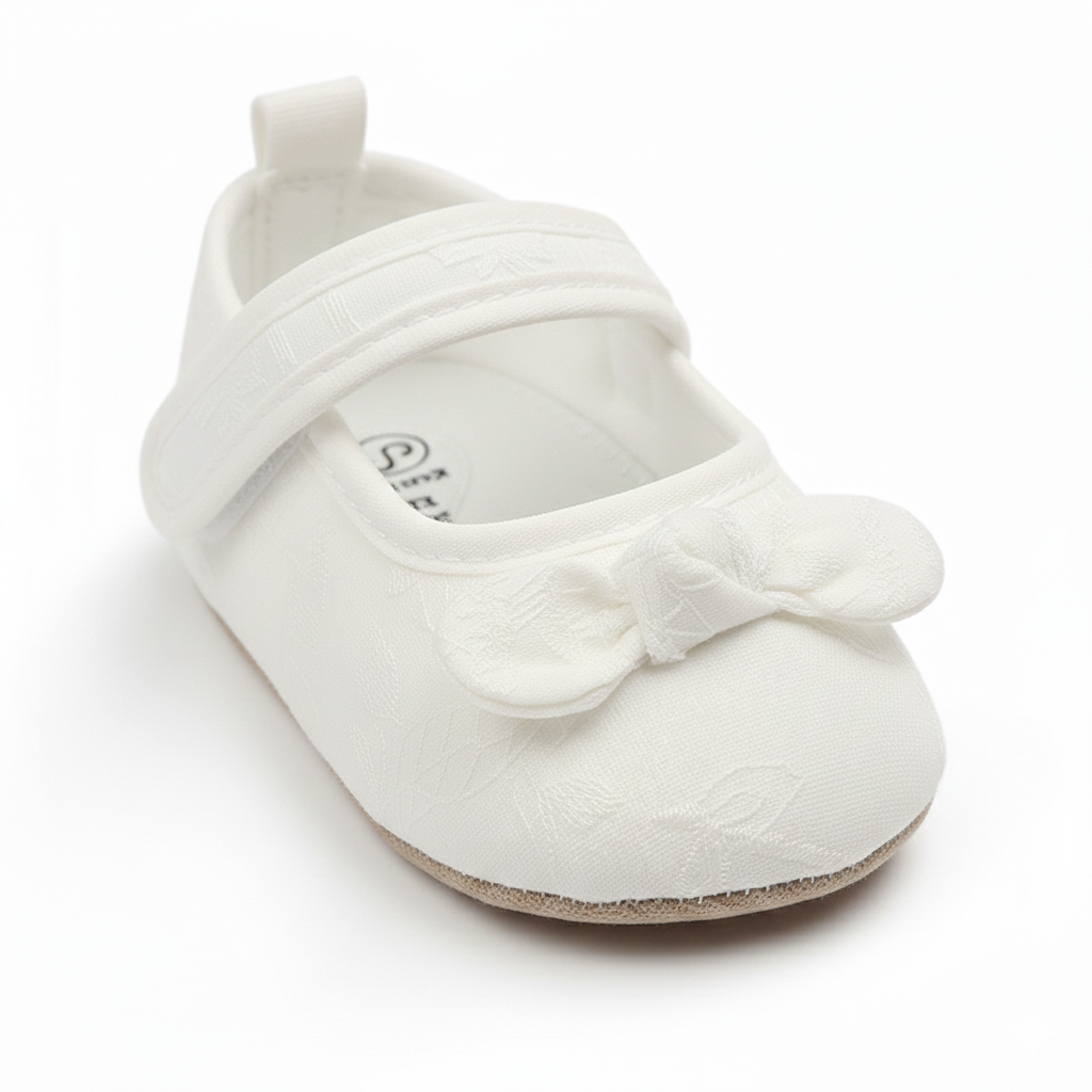 Baby Blossom Lace Mary Jane Shoes β Cream & White β 0 to 18 Months - Image 4
