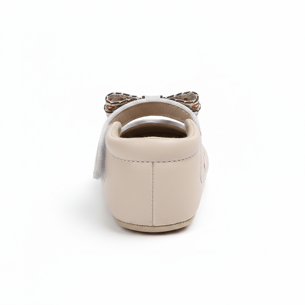 Baby Vintage Blossom Mary Jane Shoes β Cream, Brown & Black β 0 to 18 Months - Image 9