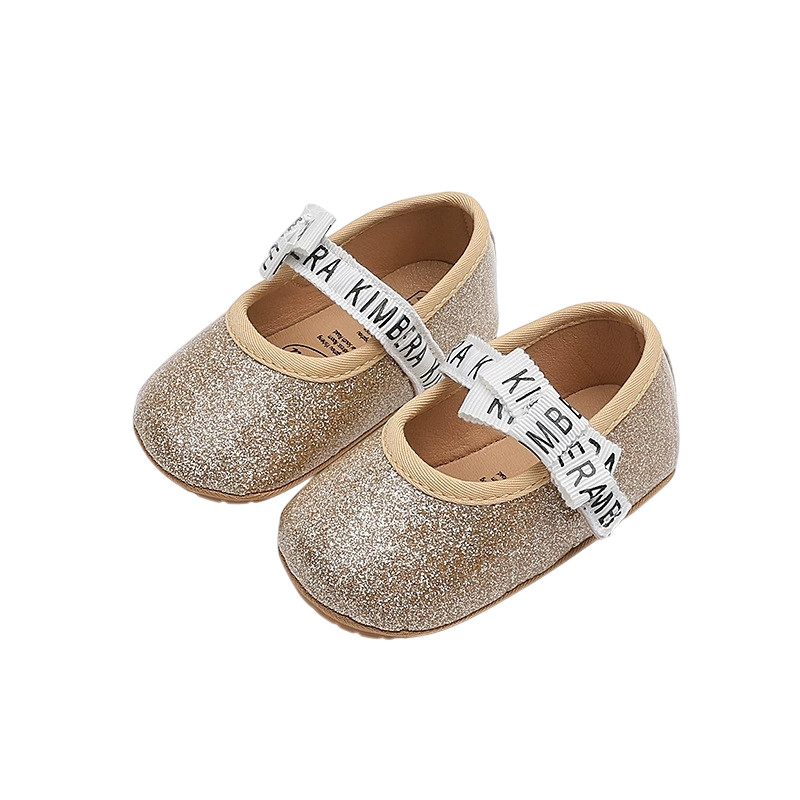 Baby Michelle Shoes β Gold, Red, White & Black β 0 to 18 Months - Image 2