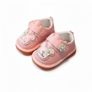 Baby Musical Mick Mouse First Walker Shoes – White & Pink – 0 to 24 Months