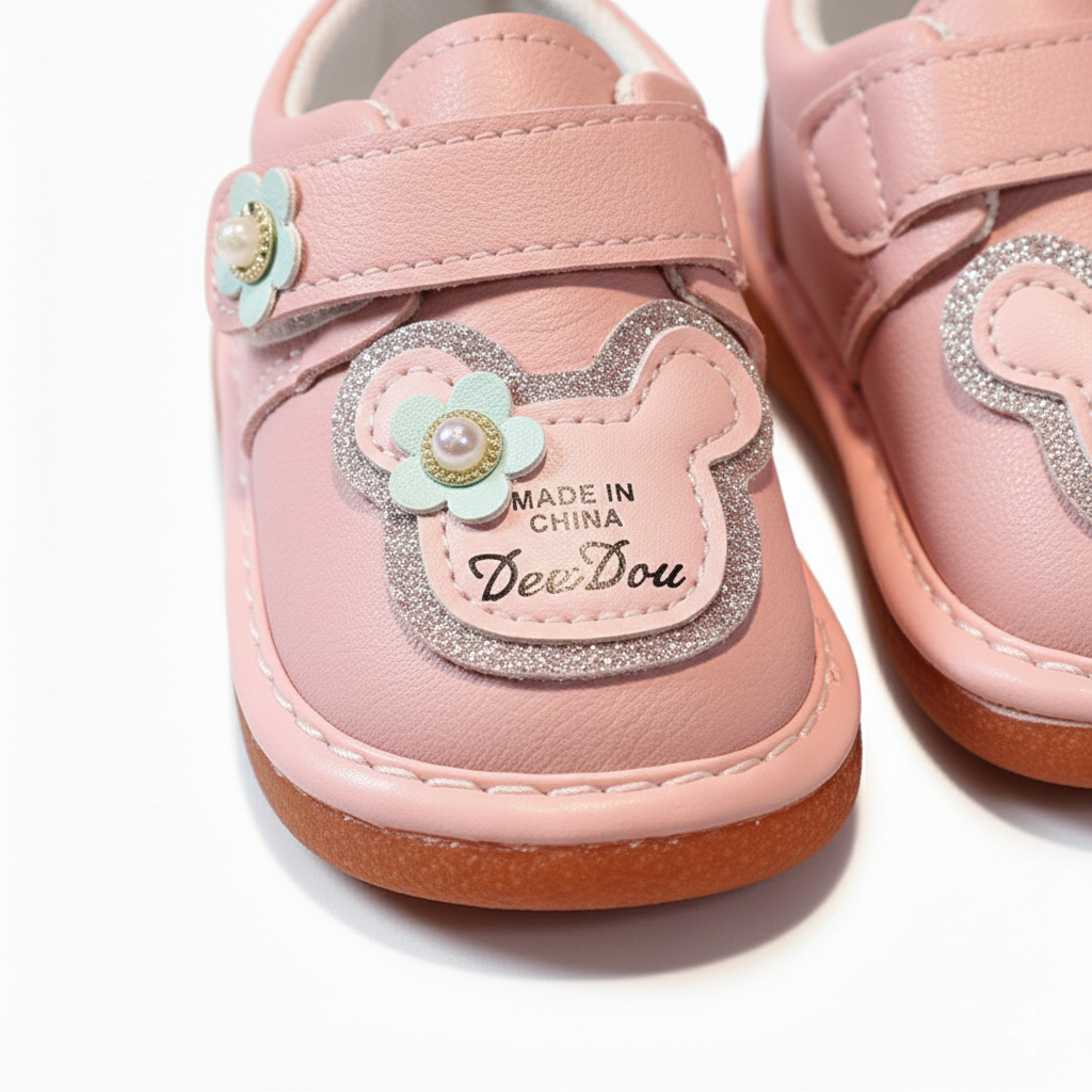 Baby Musical Mick Mouse First Walker Shoes β White & Pink β 0 to 24 Months - Image 2