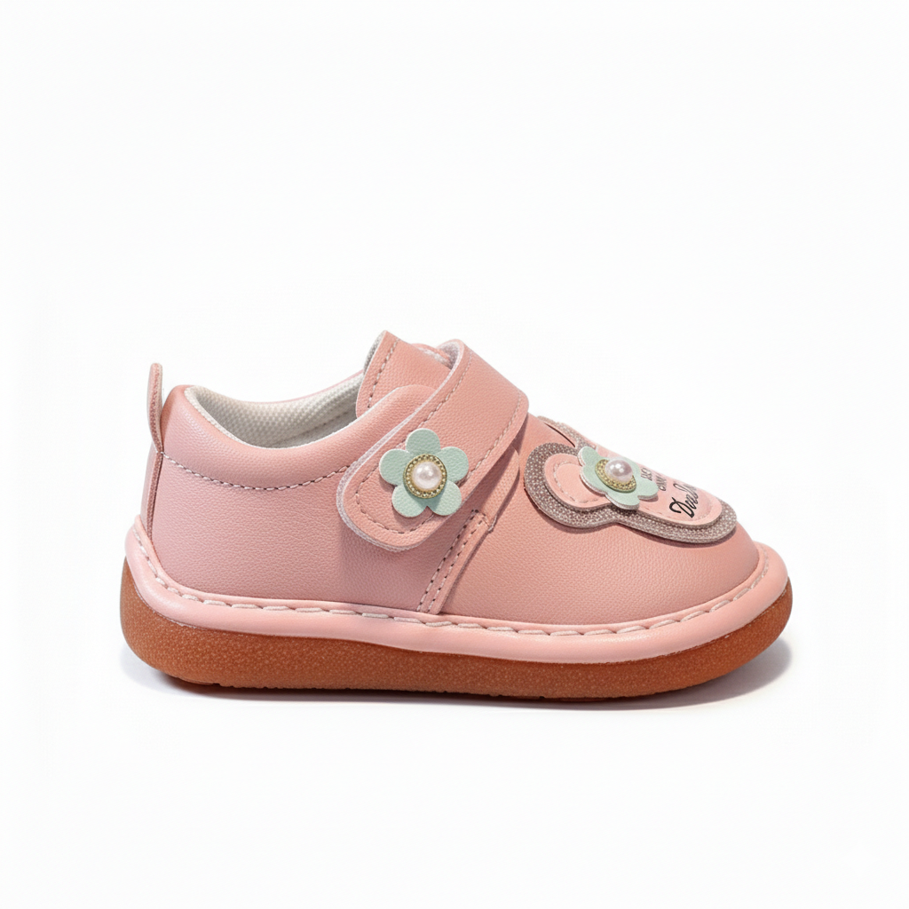 Baby Musical Mick Mouse First Walker Shoes β White & Pink β 0 to 24 Months - Image 3