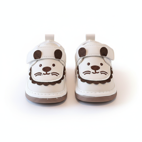 Baby Musical Kitten First Walker Shoes – Beige & Brown – 0 to 24 Months