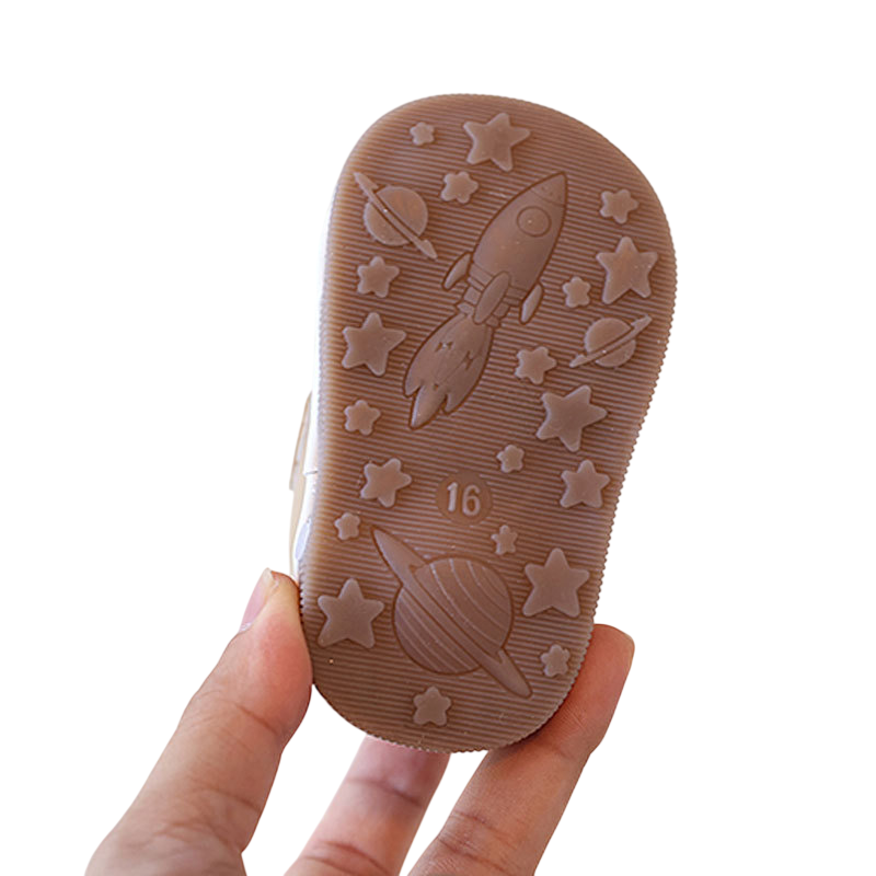 Baby Musical Kitten First Walker Shoes – Beige & Brown – 0 to 24 Months - Image 4