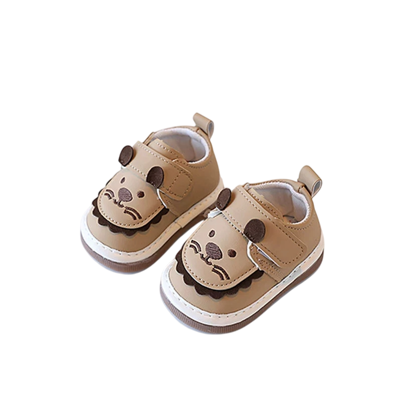 Baby Musical Kitten First Walker Shoes – Beige & Brown – 0 to 24 Months - Image 6