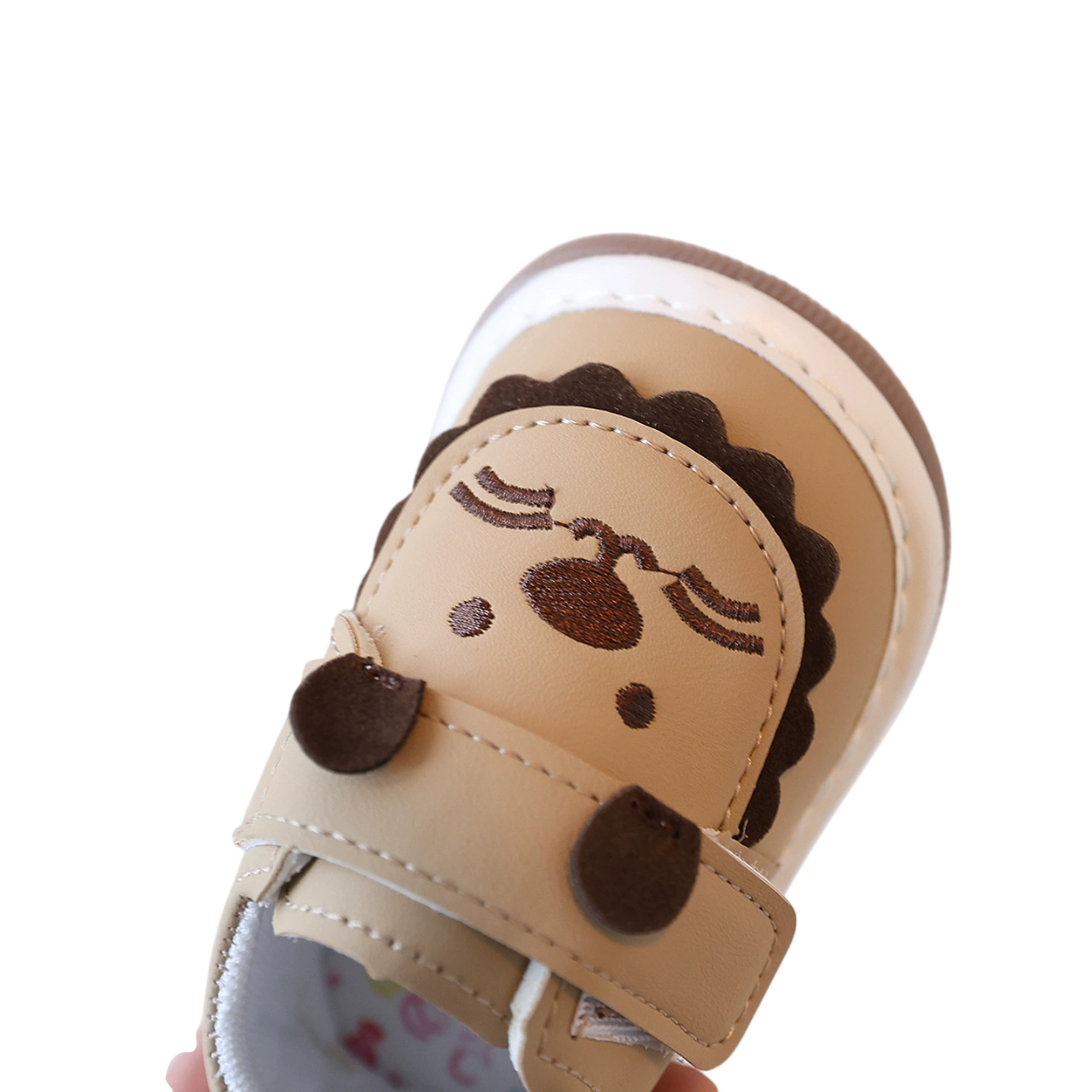 Baby Musical Kitten First Walker Shoes – Beige & Brown – 0 to 24 Months - Image 8