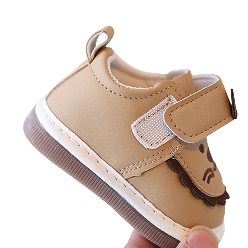 Baby Musical Kitten First Walker Shoes – Beige & Brown – 0 to 24 Months - Image 9