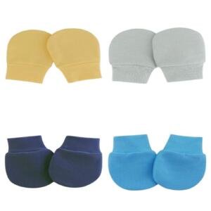4 pcs Little Snuggles Mittens -Set E