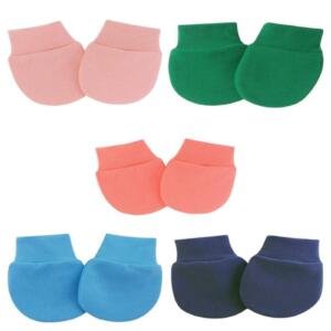 5 pcs Little Snuggles Mittens Multicolor