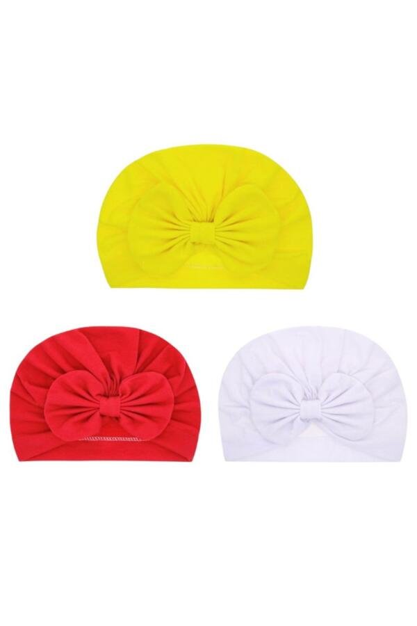 3 pcs TinyTwist Baby Turban Multicolor
