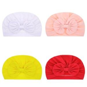 4 pcs TinyTwist Baby Turban Multicolor