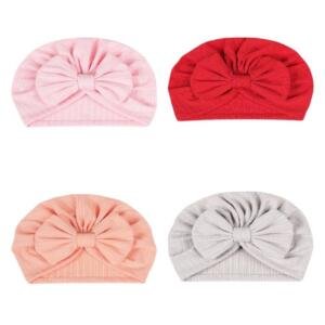 4 pcs BabyBow Turban Hat Multicolor