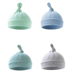 Set of 4 TinyTops Baby Beanies A