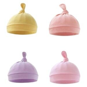 Set of 4 TinyTops Baby Beanies B