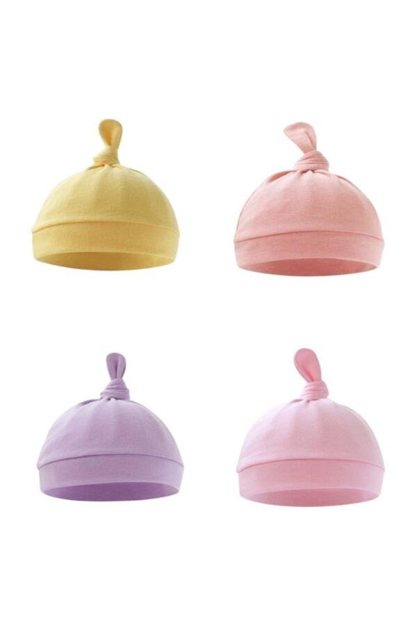 Set of 4 TinyTops Baby Beanies B
