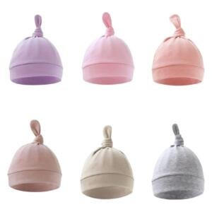 Set of 6 TinyTops Baby Beanies G