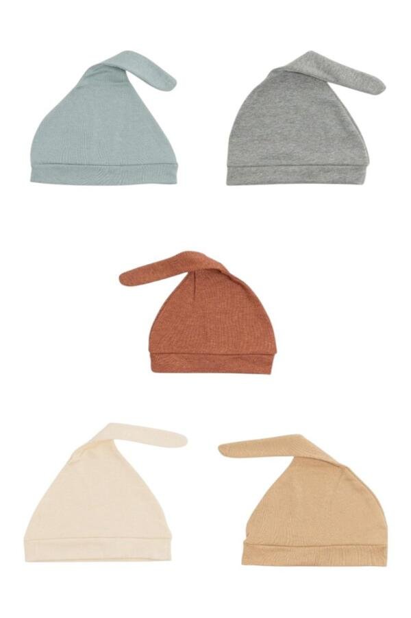Set of 5 TinyTops Baby Beanies K