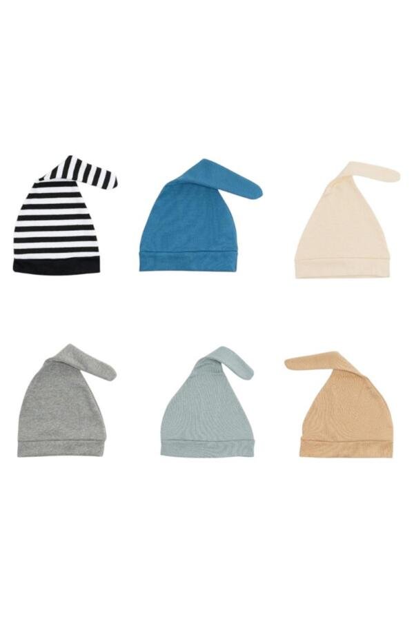 Set of 6 TinyTops Baby Beanies L