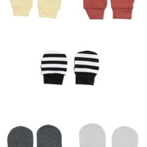 5 pcs Little Snuggles Mittens Multicolor