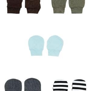 5 pcs Little Snuggles Mittens Multicolor