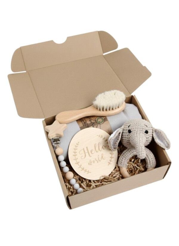 Multi-Purpose Baby Gift Box Gray