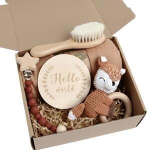 Multi-Purpose Baby Gift Box Rust