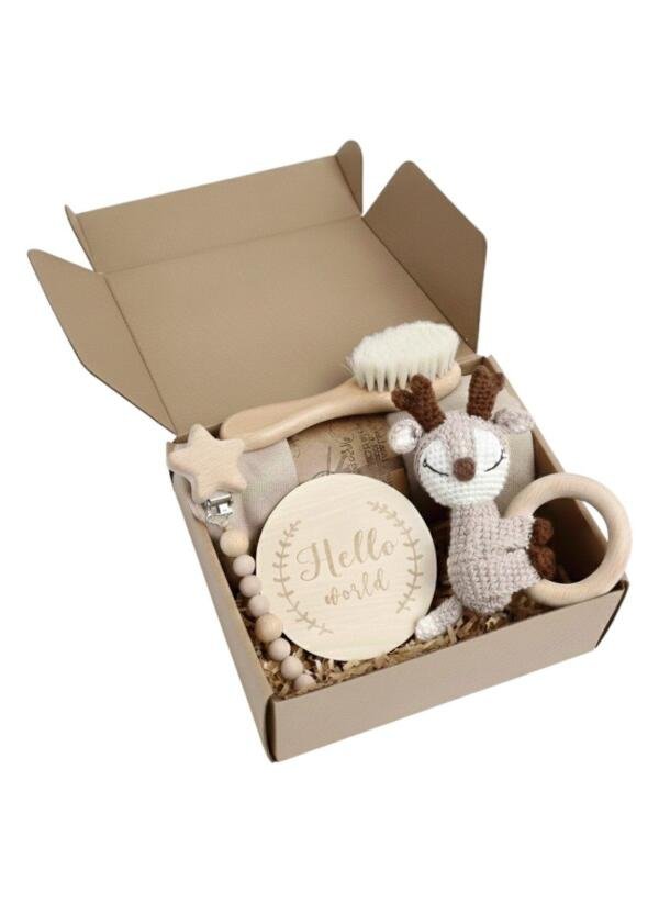 Multi-Purpose Baby Gift Box Brown