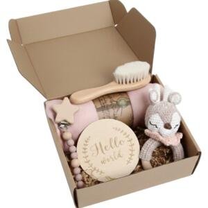 Multi-Purpose Baby Gift Box Pink