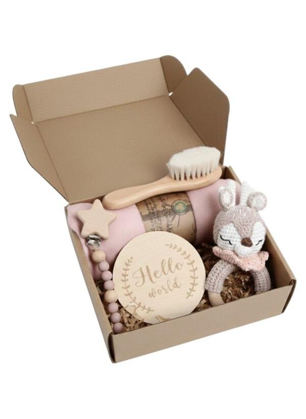 Multi-Purpose Baby Gift Box Pink