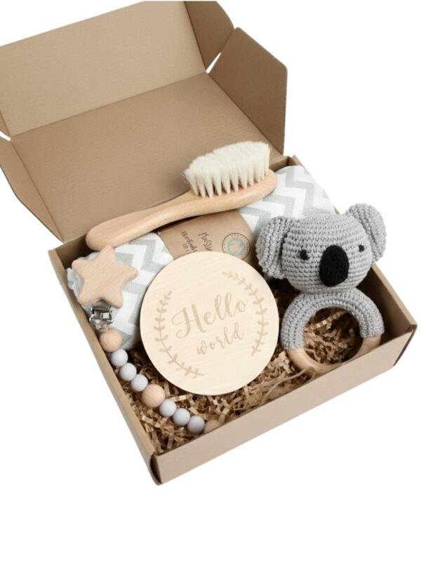 Multi-Purpose Baby Gift Box Gray