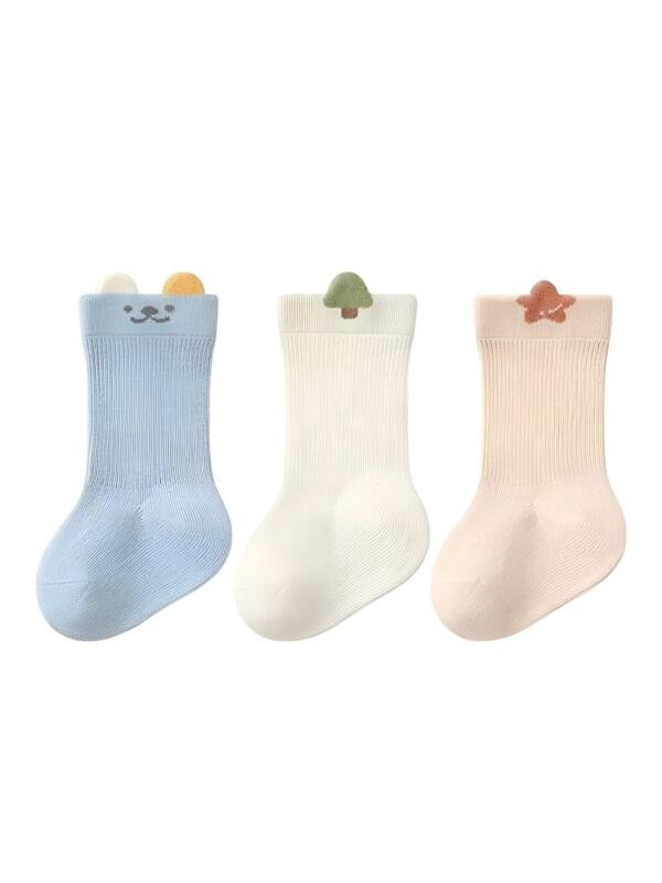 Tiny Ears Character Socks 3 sets