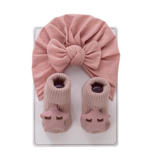 Litle Star Dream Baby Turban & Socks Set