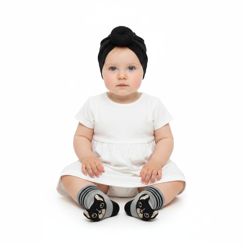 Sweet Dream Baby Turban & Socks Set – photo 3