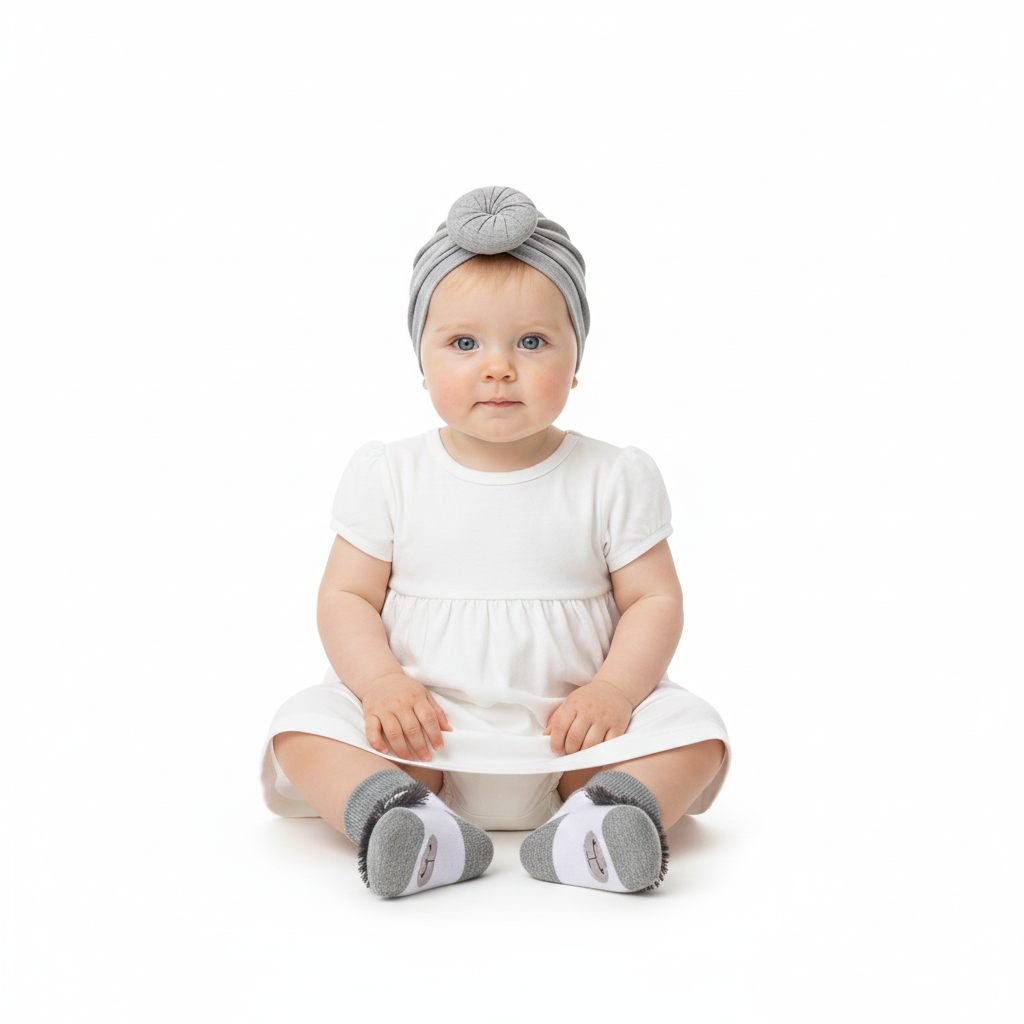Lion Dream Baby Turban & Socks Set – photo 3