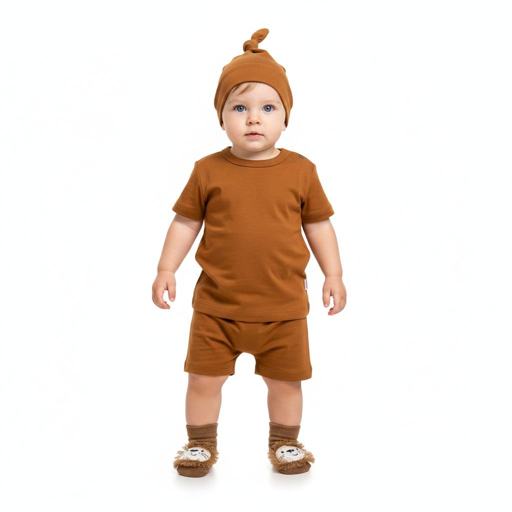 Little Boss Baby Knot Hat & Lion Socks Set – photo 2